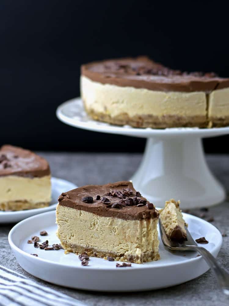 Paleo Pumpkin chocolate Cheesecake