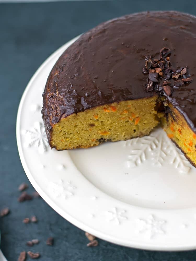 Paleo Carrot Chocolate Cake | Anita Healthy