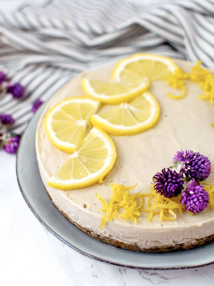 Cheesecake Vegan de Biomassa de banana