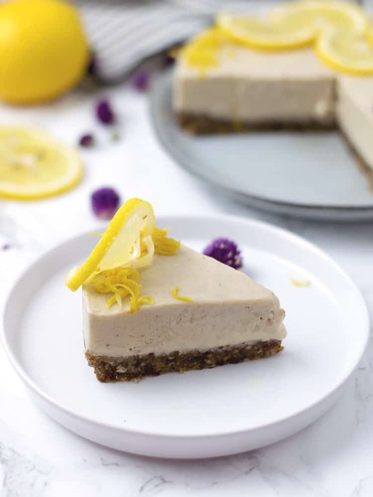 Cheesecake Vegan de Biomassa de banana