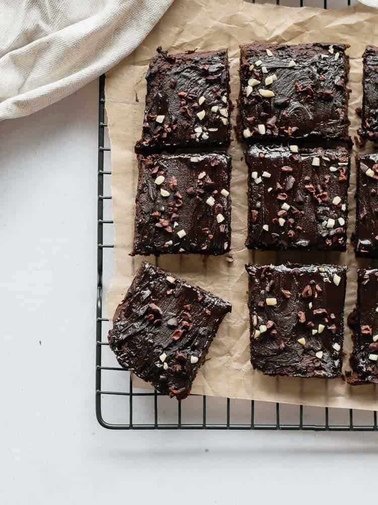 Brownies de batata doce