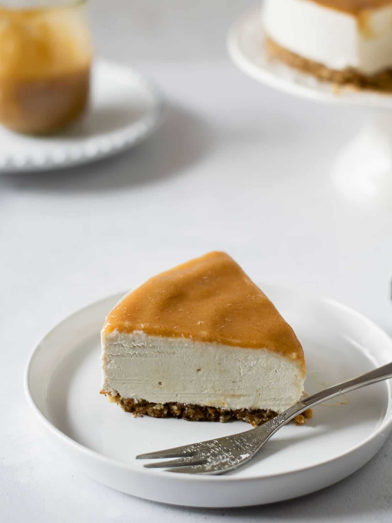 Cheesecake vegan caramelo tamaras 1