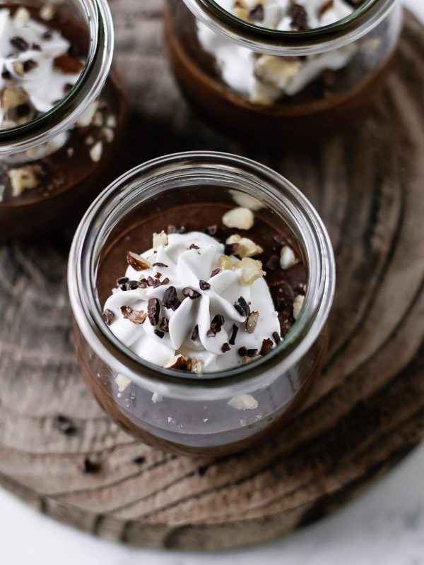 Mousse de chocolate saudavel