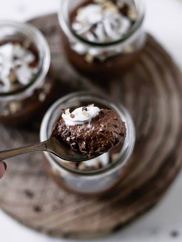 Mousse de chocolate saudavel