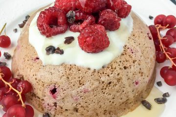 Mugcake Chocolate Framboesa | Anita Healthy