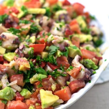 Salada de Polvo e Abacate | Anita Healthy