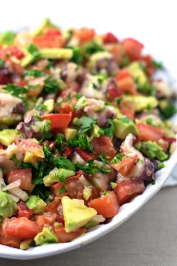 Salada de Polvo e Abacate | Anita Healthy