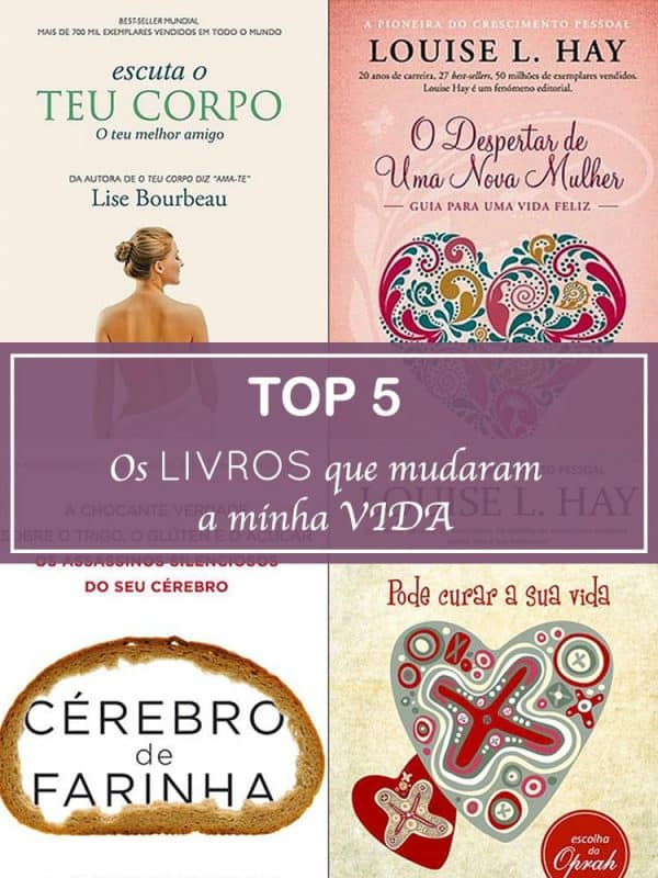 TOP 5 - Os Livros Que Mudaram A Minha Vida! - Anita Healthy