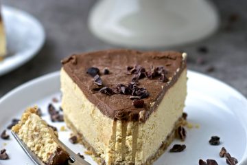 Paleo Pumpkin Chocolate Cheesecake