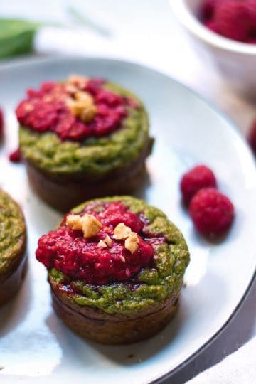 Muffins de Courgette e Espinafres