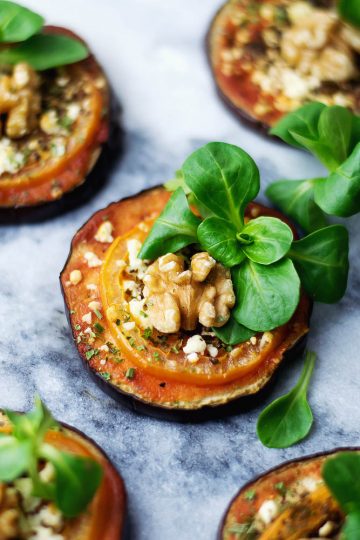 Mini-Pizzas de Tomate e Feta