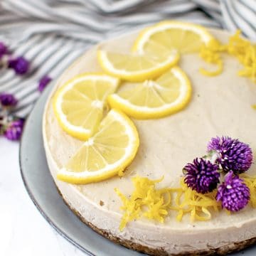 Cheesecake Vegan de Biomassa de banana