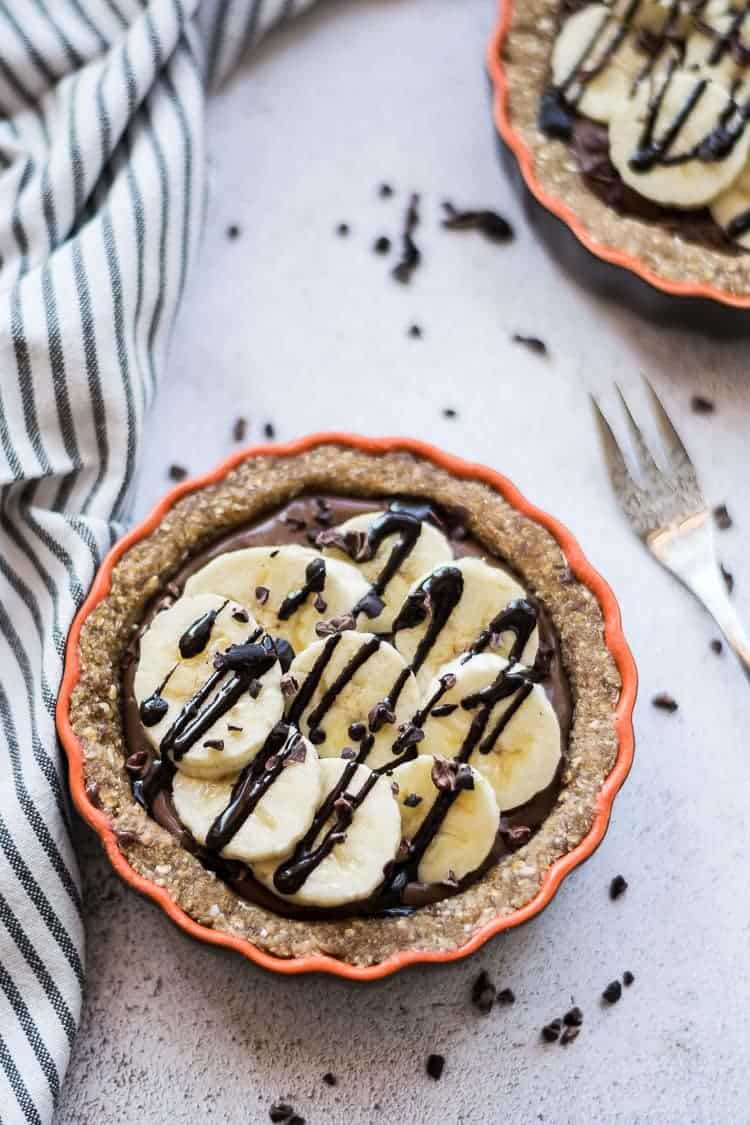 Tarteletes com recheio de chocolate