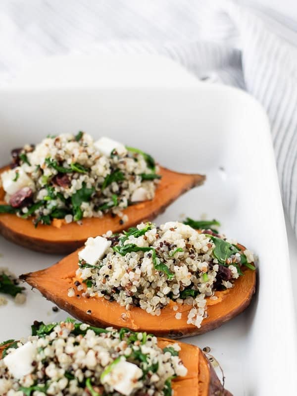 Batata-doce Recheada com Quinoa