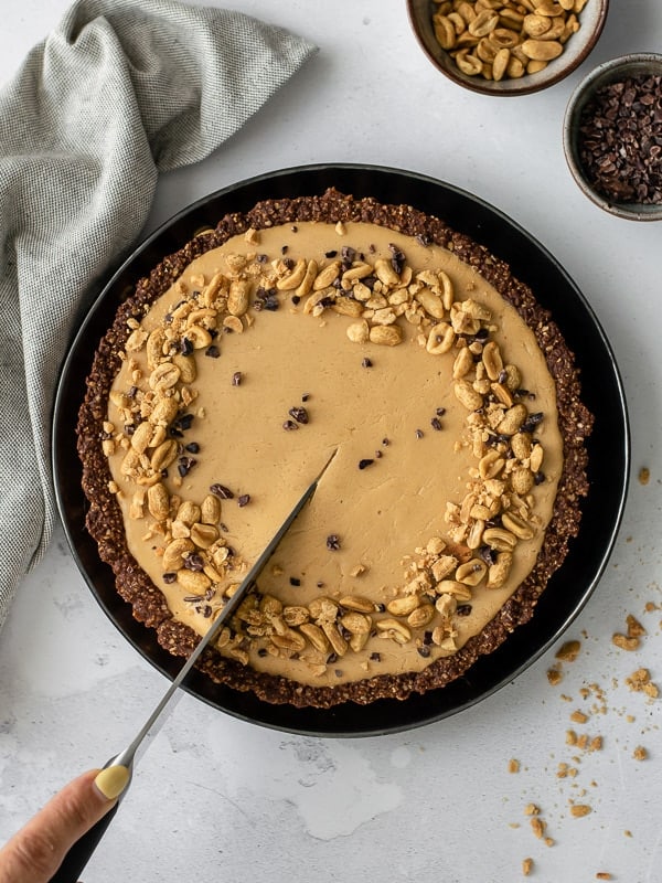 Tarte de chocolate e manteiga de amendoim