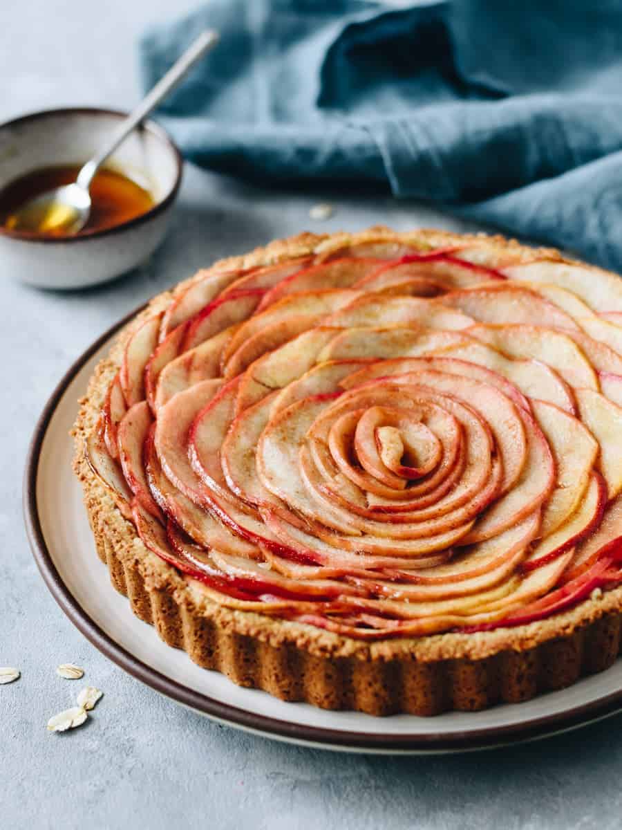 Tarte de maçã saudável