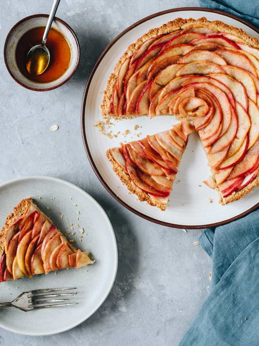 Tarte de maçã saudável