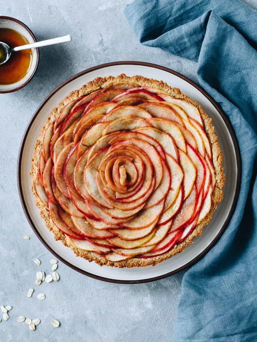 Tarte de maçã saudável